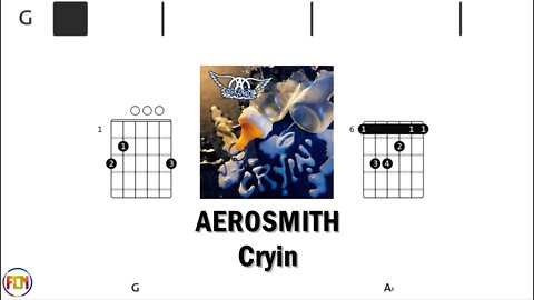 AEROSMITH Cryin - (Chords & Lyrics like a Karaoke) HD