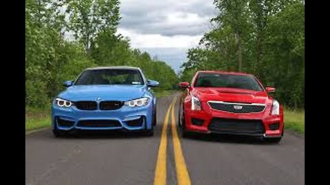 viral BMW M3 vs Cadillac CT5 amazing cars