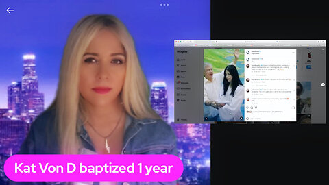 Kat Von D Baptized 1 year after renouncing witchcraft