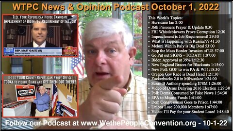 We the People Convention News & Opinion 10-1-22