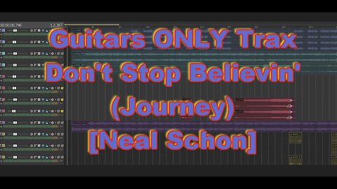 Guitars ONLY Trax - Don't Stop Believin' (Journey) [Neal Schon]