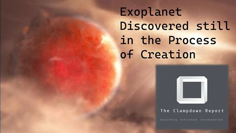Exoplanet Discovered still in the Process of Creation