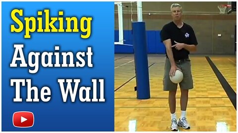 Volleyball Tips and Techniques - Hitting against the wall featuring Coach Pat Powers