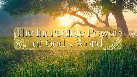 Speaking God's Word - Soaking in Scripture