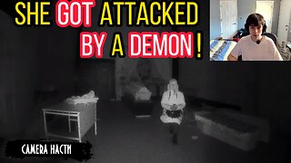 SHE GOT ATTACKED BY A DEMON! | Nuke's Top 5 Scary Video Reaction