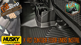 Husky X-ACT Contour Floor Liners for Jeep JT