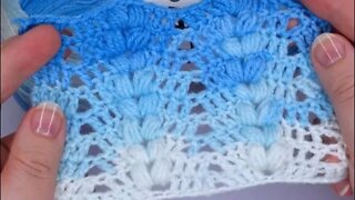 How to crochet puff stitch short tutorial by marifu6a