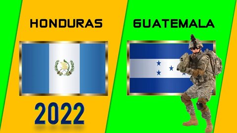 Guatemala VS Honduras Comparación de Poder Militar Military Power Comparison 2022 | 🇬🇹vs🇭🇳