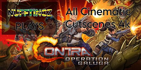 Contra : Operation Galuga All Cinematic Cutscenes 4K