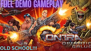 contra operation galuga full demo gameplay