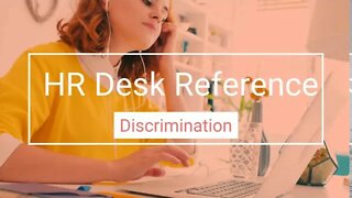 Discrimination - Human Resource Reference