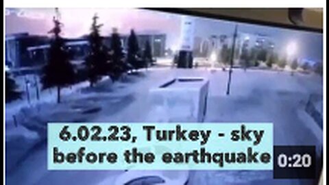 6.02.23 : Turkey - sky before the earthquake