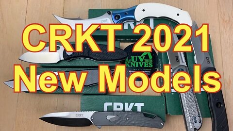 CRKT New Models for 2021 Great designs from great designers !