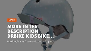 More In The Description DRBIKE Kids Bike Helmet for 3-9 Years Boys & Girls, Cycling Protective...