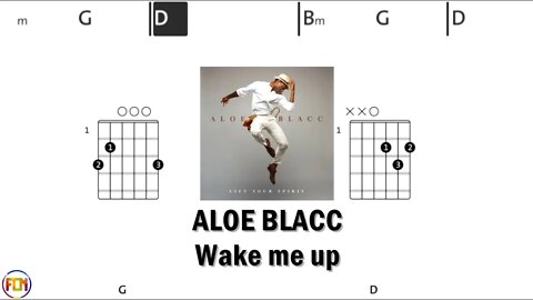ALOE BLACC Wake me up - Chords & Lyrics like a Karaoke) HD