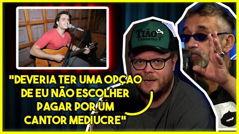 REGIS TADEU E VINHETEIRO FALA DOS CANTORES DE BARZINHO l PODCUT