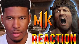 Mortal Kombat 11 Ultimate - Rambo Gameplay Trailer (REACTION) [Low Tier God Reupload]