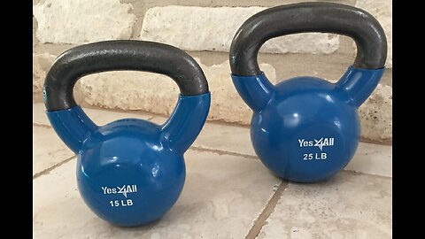 Yes4All Vinyl Coated Kettlebell Weights, Weight Available: 5, 10, 15, 20, 25, 30, 35, 40, 45, 5...