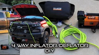 DIY 4 Way Tire Inflator