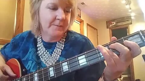 Who'll Stop The Rain- Creedence Clearwater Revival Bass cover by Cari Dell- Musicvox Spaceranger