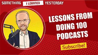 Lessons from doing 100 daily podcasts