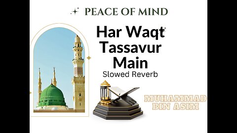 Har Waqt Tassavur Main Naat | Slowed Reverb | Peace Of Mind | Muhammad Bin Asim | Alyan Khan