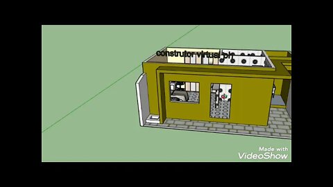 kitnet modelo 3d no sktchup completo