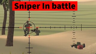 Sniper fights in modern battle (ravenfield gameplay)
