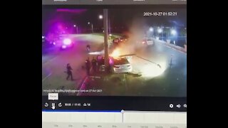 Violent crash caught on camera in West Palm Beach
