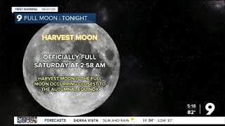 Full Harvest Moon tonight