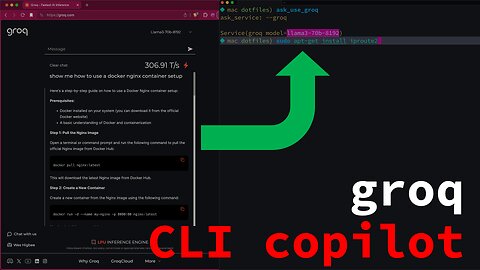 groq CLI copilot - fast and free