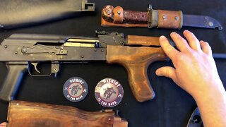 WASR 10 Romanian AK 47 Wood Furniture Project - Stripping and Fitting *PITD