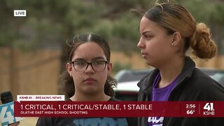 Olathe East student reacts to shooting