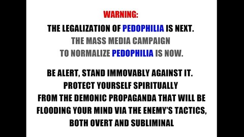 PEDOPHILIA; THE GREAT DEBATE 2022; SAVE THE CHILDREN