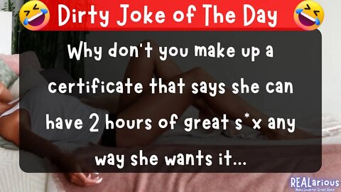 Dirty Joke | Guy Makes His Wife A Special Gift | Adult Jokes | Funny Joke