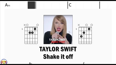 TAYLOR SWIFT Shake it off - (Chords & Lyrics like a Karaoke) HD