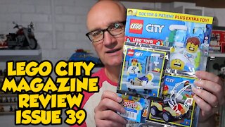 LEGO CITY MAGAZINE REVIEW ISSUE 39 - Minifigures and more