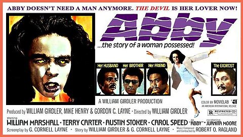 William Girdler ABBY 1974 Professional Woman is Possessed by an Evil Unholy Demon FULL MOVIE