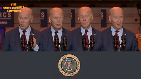 Bidenomics Clown Show: "Don't jump!.. The middle class was built by the middle class... wages are growing faster than inflation... We're goin to the Gulf! You think I'm kidding?.."