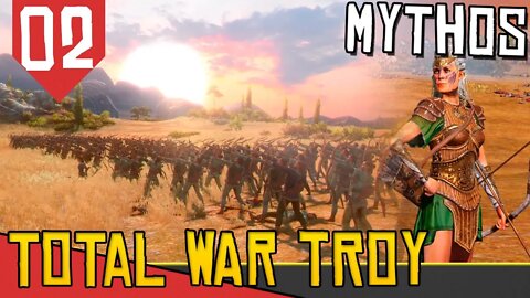 Combate nas MURALHAS INIMIGAS - Total War Saga Troy Hipólita #02 [Gameplay PT-BR]