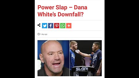 DANA WHITE EXPLAINS THE RULES OF POWER SLAP