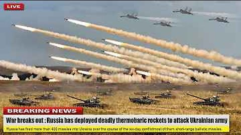 War breaks out (July 25 2023) Russia fire deadly thermobaric rockets attack Ukrainian army