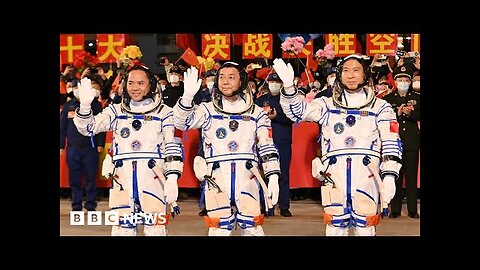 Chinese astronauts complete first in orbit transfer to China's space station - BBC News