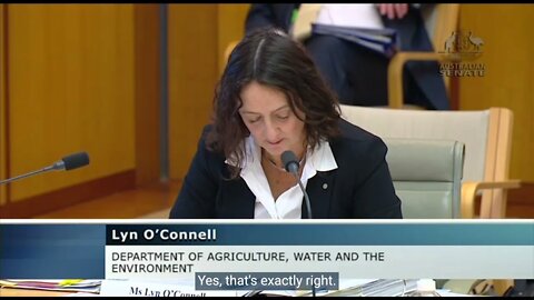 Dept. of Agriculture, Water & Environment is questioned over the Eastern Aus. Agriculture buyback
