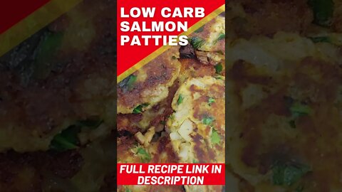 Low Carb Salmon Patties - Easy Keto Recipes - Keto Salmon - (#Shorts)