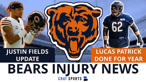 Justin Fields Injury Update + Lucas Patrick OUT For The Season | Chicago Bears News