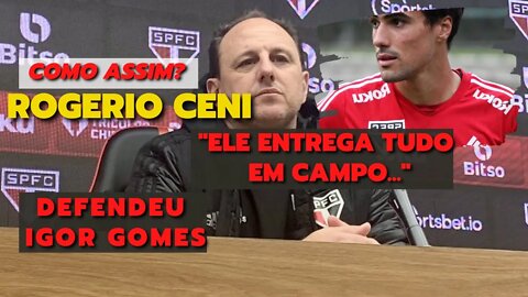 São Paulo: Rogerio Ceni Defendeu Igor Gomes em Coletiva | SPFC