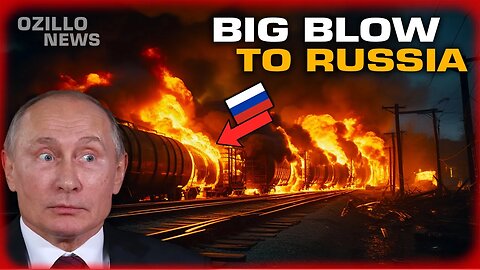 The Greatest Blow of War! Russian Ammunition Train Blown Up in Melitopol!