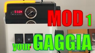 DIY Mod Gaggia Espresso Coffee Machine (Part 1) 升级嘎加浓缩咖啡机