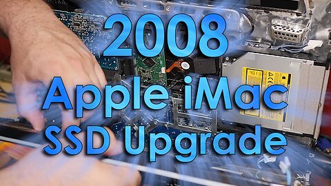 2008 Apple iMac SSD Upgrade - This is the Easiest iMac to Disassemble BY FAR - Jody Bruchon